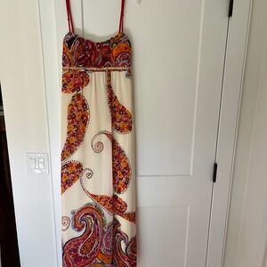 Paisley maxi dress